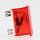 Rafi Einbau Glimmlampe 35x22x10mm rot 220/380V mit Flachstecker