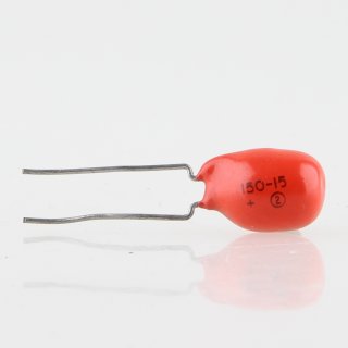 150nF 15V Tantal-Elektrolytkondensator Tropfenform orange