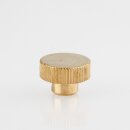 M4 Rändelknopf Abschlussknopf Zierknopf 15x10mm Messing für Lampen und Leuchtenbau