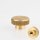 Lampen Rändelknopf M5 Innengewinde 18x10 mm Messing roh