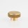 Lampen Rändelknopf M5 Innengewinde 18x10 mm Messing roh