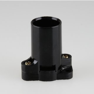 E14 Illuminations-Fassung mit Befestigungssockel für Flachleitung 13.5x5.5mm