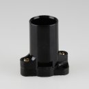 E14 Illuminations-Fassung mit Befestigungssockel für Flachleitung 13.5x5.5mm