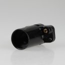 E14 Illuminations-Fassung mit Befestigungssockel für Flachleitung 13.5x5.5mm