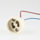 GU10/GZ10 Hochvolt Halogen Fassung bis 250° mit 14cm...