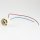GU10/GZ10 Hochvolt Halogen Fassung bis 250° mit 14cm Leitung