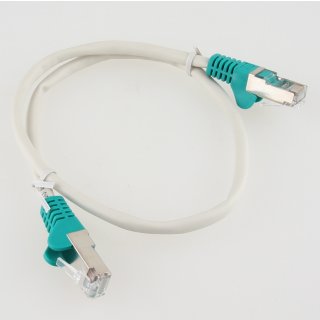 CAT5 Patchkabel DSL Ethernet Netzwerk LAN-Kabel 0.5m grau grün