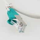 CAT5 Patchkabel DSL Ethernet Netzwerk LAN-Kabel 0.5m grau grün