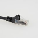 CAT5 Patchkabel DSL Ethernet Netzwerk LAN-Kabel 0.25m schwarz