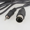 1.5m Audio Verbindungskabel DIN-Stecker 5-polig auf 3.5mm...