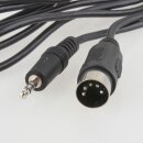 1.5m Audio Verbindungskabel DIN-Stecker 5-polig auf 3.5mm Stereo Klinkenstecker