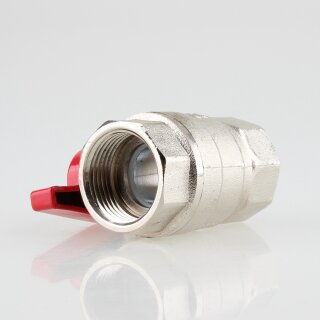 Kugelhahn DN20 3/4 Zoll Mit Hebel - Vernickelt Für Heizung & Solaranlagen