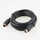 2m Audio-Video-Kabel Adapterkabel Verbindungskabel Anschlusskabel 4-pol mini DIN Stecker auf 4-pol mini DIN Stecker von goobay