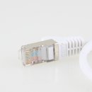 CAT 5e Patchkabel DSL Ethernet Netzwerk LAN-Kabel 0.50m weiß goobay