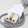 3m Bügeleisen Anschlussleitung Kabel Textilummantelt 3x0.75mm schwarz weiß 250V/16A