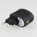 Ladegerät Adapter 230V/2A USB schwarz von goobay