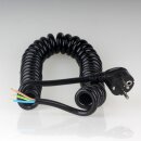 Spiralkabel Wendelleitung mit Schutzkontakt-Stecker...