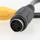 CAD3820 Video Adapter Kabel Cinch Stecker auf 4-pol Mini DIN-Kupplung
