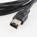 1.8m IEEE 1394 Firewire Kabel 6-pol Stecker auf 4-pol...