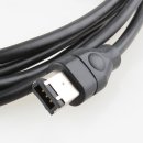 1.8m Firewire Kabel 6-pol Stecker auf 6-pol Stecker von goobay