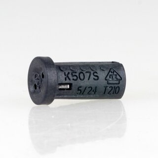 G4 Niedervolt 12/24V Halogen Steck-Lampenfassung schwarz mit Doppelsteckkontakt