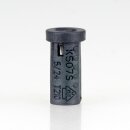 G4 Niedervolt 12/24V Halogen Steck-Lampenfassung schwarz mit Doppelsteckkontakt