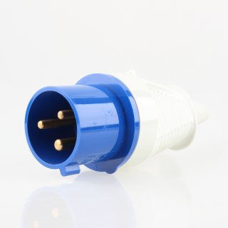 32A/250V BS4343 CEE Starkstrom-Stecker 3 polig blau