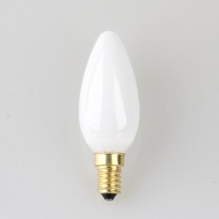 E14 25W/120V Kerzenlampe Glühbirne opal von splendor