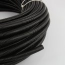 Spiralschlauch Schutzschlauch Kabelschutzschlauch für Kabel schwarz ca. 30m