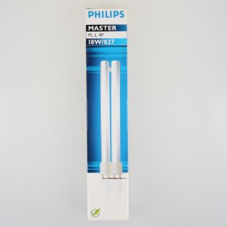 2G11 PL-L 4-Pin 18W/827 Philips Master Energiesparlampe Kompaktlampe Leuchtmittel Lampe