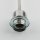 Decken Pendelrohr-Lampe Deckenlampe Deckenleuchte 40cm Chrom mit E27 Fassung