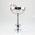 Decken Pendelrohr-Lampe Deckenlampe Deckenleuchte 20cm Chrom mit E27 Fassung