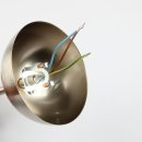 Decken Pendelrohr-Lampe Deckenlampe Deckenleuchte 20cm Nickel matt Edelstahloptik mit E27 Fassung