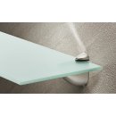 Häfele Klemmtablarträger Bodenträger für Holz und Glas 4-18mm edelstahlfarben (2 Stück)