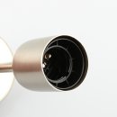 Decken Pendelrohr-Lampe Deckenlampe Deckenleuchte 20cm Edelstahl-Optik mit E27 Fassung