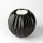 Kerzenhalter Teelicht Windlicht Halter "Alassio" schwarz aus Keramik