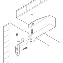 Häfele Schnappverschluss Schnäpper Touch-Latch mit Feder zum Schrauben glanzvernickelt