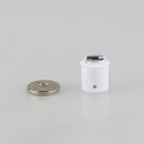 Häfele Magnetverschluss Schnäpper zum Einleimen für 9mm Bohrung Haftkraft 1.8kg weiß