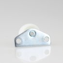Häfele Bettkastenrolle Möbelrolle seitlich zum Schrauben 30mm weiß