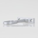 Häfele Mittel-Deckenträger Halterung aluminiumfarben oval 30x15mm für Schrankrohre Schrankstangen Kleiderstangen