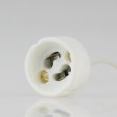 GU10 Hochvolt Halogen Fassung rund mit 10cm Kabel 250V