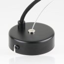 Lampen Baldachin 80x25mm Metall schwarz mit Stahlseil und...