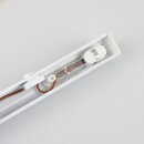 2-Sockel Linestra Linien S14s Lampenfassung 1 Meter Kunststoff weiß für 220-240V AC Leuchtmittel