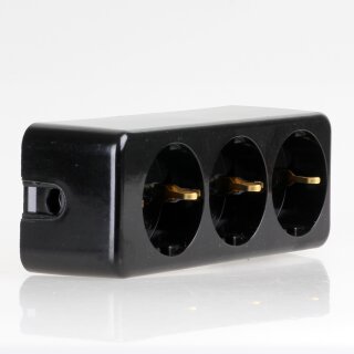 Fafeicy Wasserdichte Generator-Steckdose – 250V 16A, Schwarz, Deutscher Stil