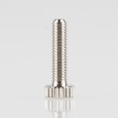 M3 Rändelschraube 5,5x14mm Messing vernickelt