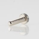 M3 Rändelschraube 5,5x14mm Messing vernickelt