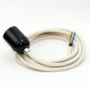 Textilkabel Elfenbein mit E27 Lampenfassung Bakelitoptik...