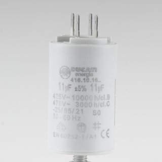 11uF 450V Anlaufkondensator Betriebskondensator Motorkondensator mit 6,3mm Flachstecker