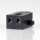 Einbau-Zugschalter 1-polig EIN/AUS 250V/2A 27x15x11.5mm mit Einlochbefestigung für Lampen