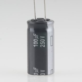 100uF 250V Elko Elektrolytkondensator Radial 16x31,5mm 105°